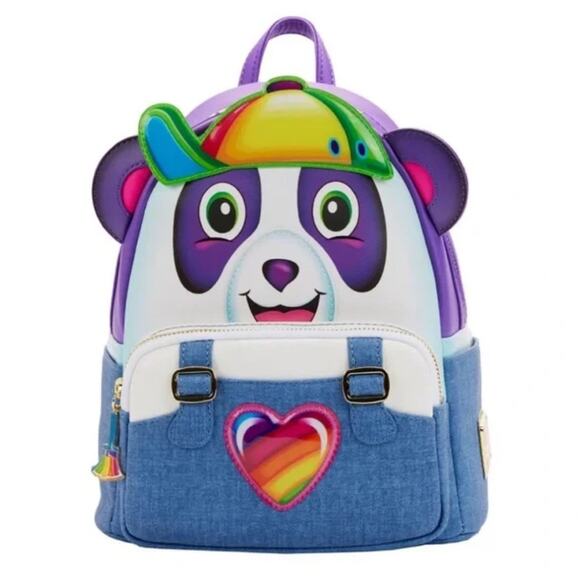 NWT Loungefly Exclusive - Lisa Frank Panda Painter Cosplay Mini Backpack - Picture 2 of 9